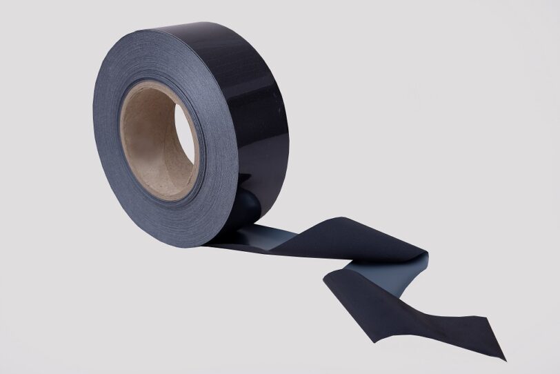 roll of black reflective tape